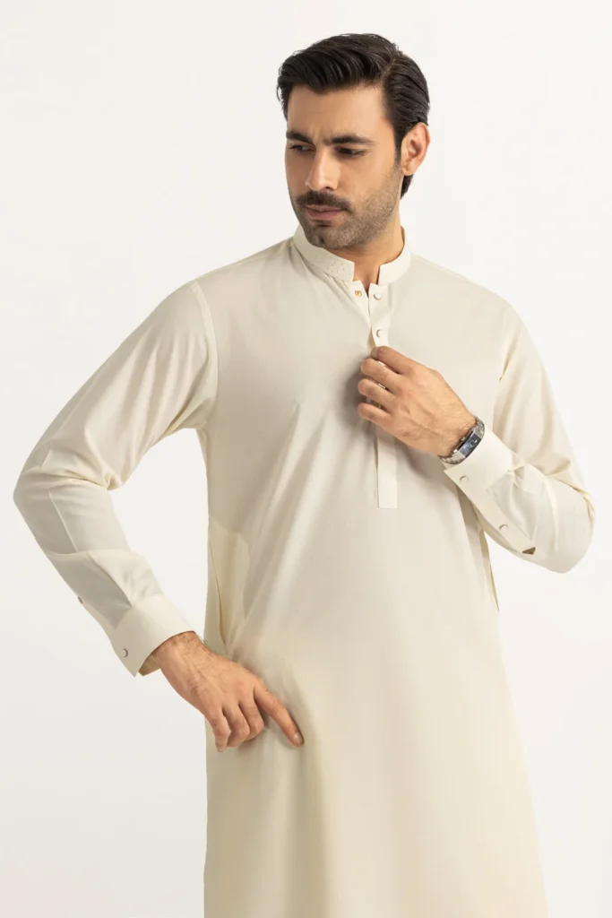 Regular Fit Embroidered Suits