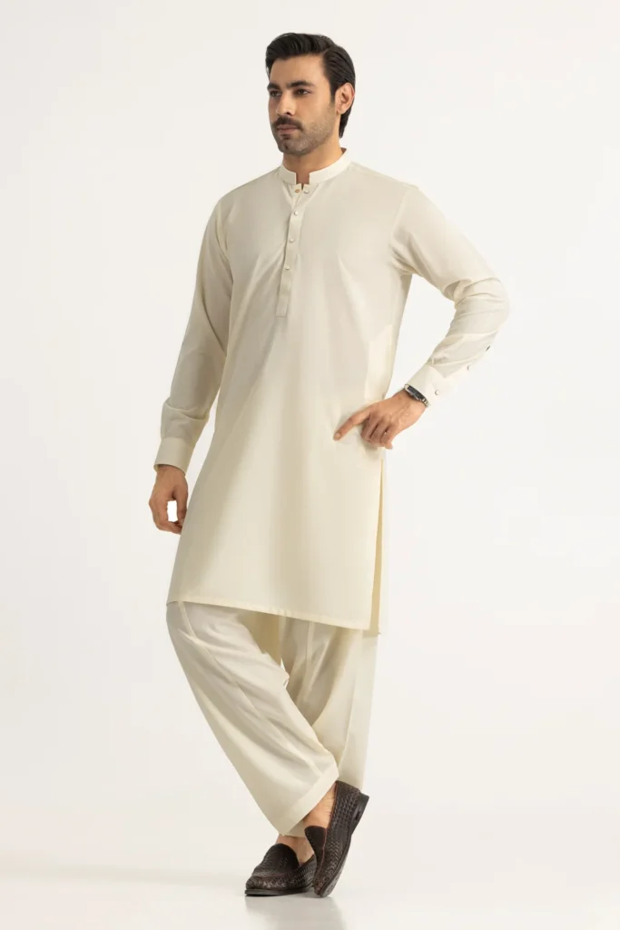 Regular Fit Embroidered Suits